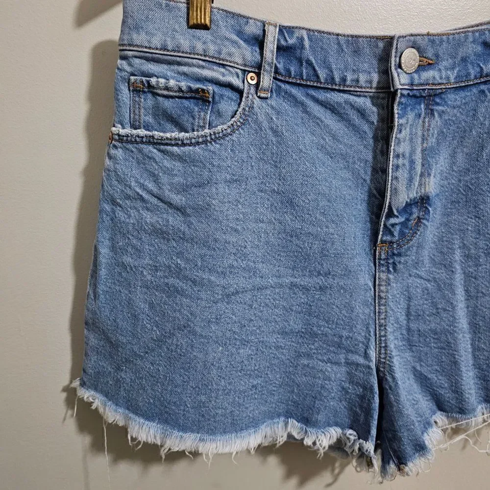 EUC LIKE NEW LOFT MADE AND LOVED RAW HEM HI RISE SHORTS SIZE 10/ 30 WOMENS